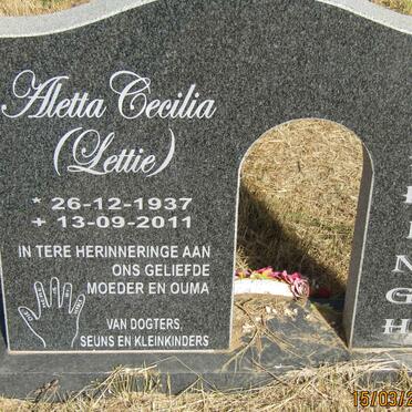 GEERINGH Aletta Cecilia 1937-2011
