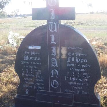 GIULIANO Filippo 1935-2002 &amp; Marina 1940-1998