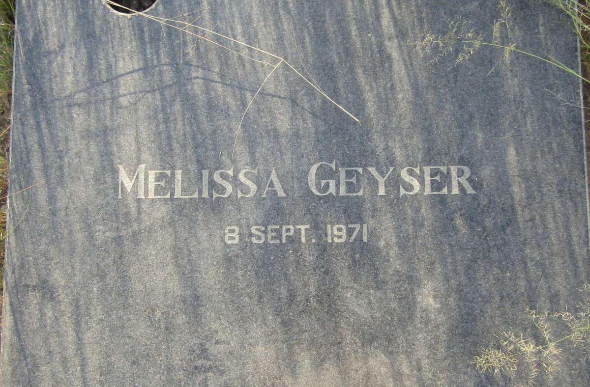 GEYSER Melissa -1971