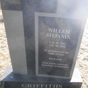 GRIFFITHS Willem Stefanus 1943-2002