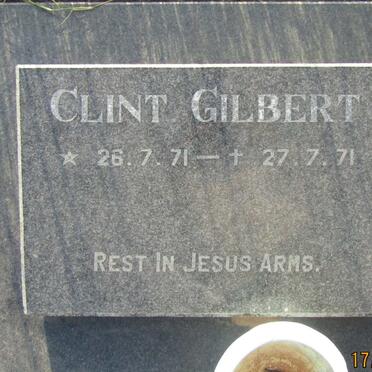 GILBERT Clint 1971-1971