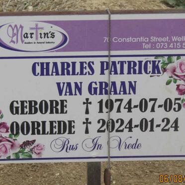 GRAAN Charles Patrick, van 1974-2024