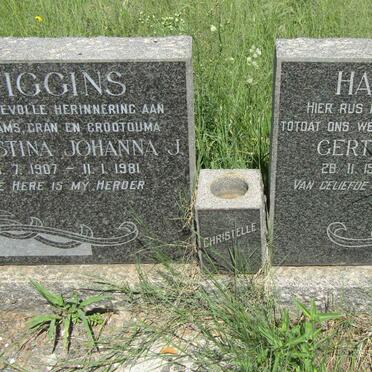 HALGREEN Gert Johannes 1908-1966 :: WIGGINS Christina Johanna J. 1907-1981