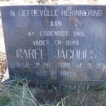 HARMSE Carel Jacobus 1926-1999