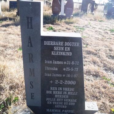 HARMSE Ivan James 1972-2000 &amp; Thresha 1973-2000 :: HARMSE Ivan James 1997-2000
