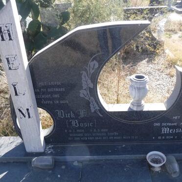 HELM Dirk F. 1924-1986 &amp; Meisie 1934-1999