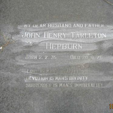 HEPBURN John Henry Tarleton 1935-1976