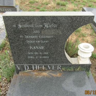 HEEVER Kassie, v.d. 1914-1969