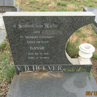HEEVER Kassie, v.d. 1914-1969
