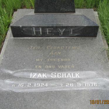 HEYL Izak Schalk 1924-1976
