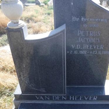 HEEVER Petrus Jacobus, van den 1922-1986