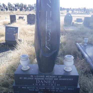 HEERDEN Daniel, van 1930-1984