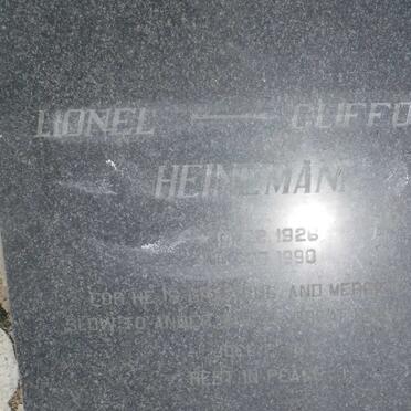HEINEMANN Lionel-Clifford 1926-1990
