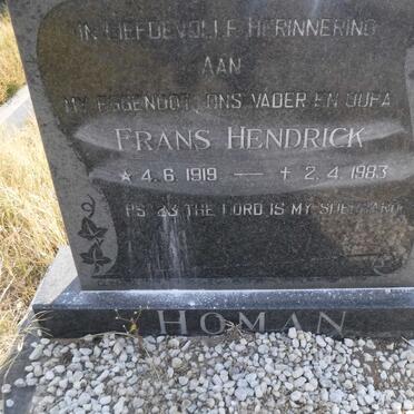 HOMAN Frans Hendrick 1919-1983
