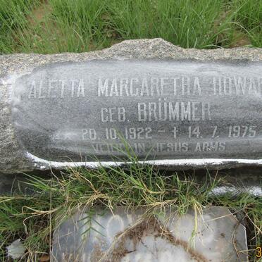 HOWARD Aletta Margaretha nee BRUMMER 1922-1975