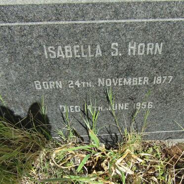 HORN Isabella S. 1877-1956