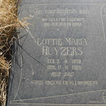 HUYZERS Lottie Maria 1936-1985