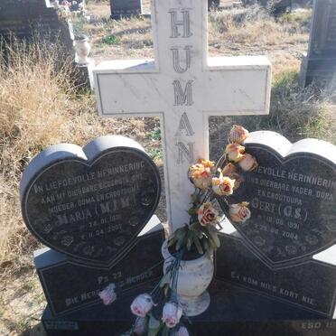 HUMAN G.S. 1931-2004 &amp; M.J.M. 1931-2002