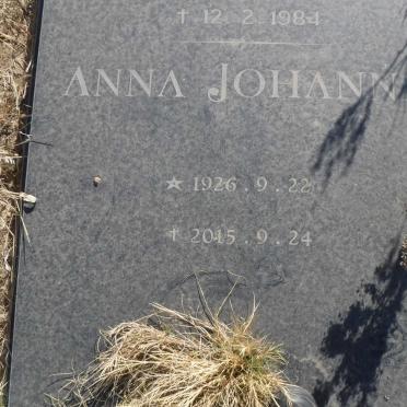 JACOBS Anna Johanna 1926-2015