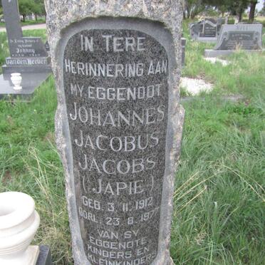 JACOBS Johannes Jacobus 1912-1977