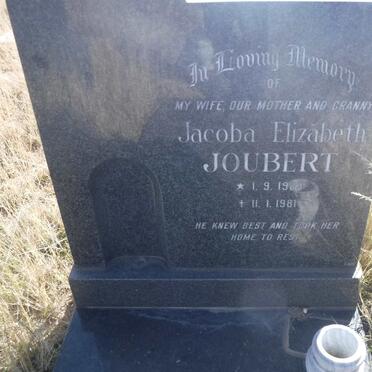 JOUBERT Jacoba Elizabeth 1923-1981