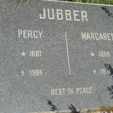 JUBBER Percy 1887-1964 &amp; Margaret 1898-1977