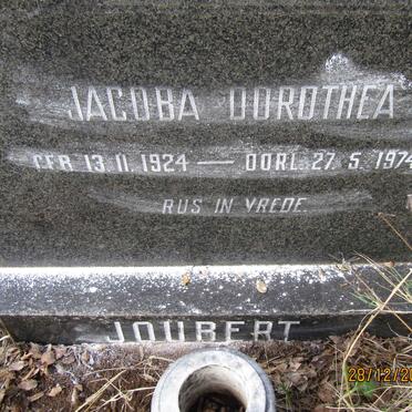JOUBERT Jacoba Dorothea 1924-1974