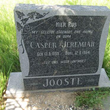 JOOSTE Casper Jeremiah 1899-1964