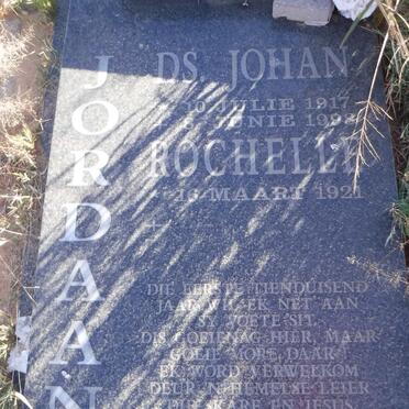 JORDAAN Johan 1917-1998 &amp; Rochelle 1921-