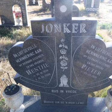 JONKER Pieter 1928- &amp; Hentjie 1938-2000
