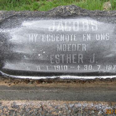 JACOBS Esther J. 1910-1976