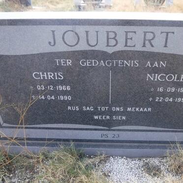 JOUBERT Chris 1966-1990 &amp; Nicolene 1963-1990
