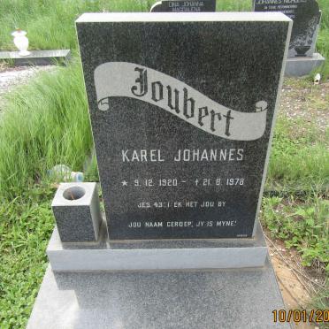 JOUBERT Karel Johannes 1920-1978