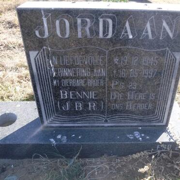 JORDAAN J.B.R. 1945-1997