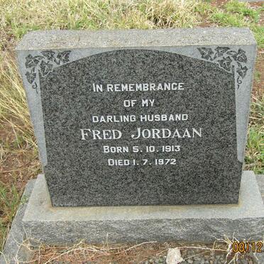 JORDAAN Fred 1913-1972