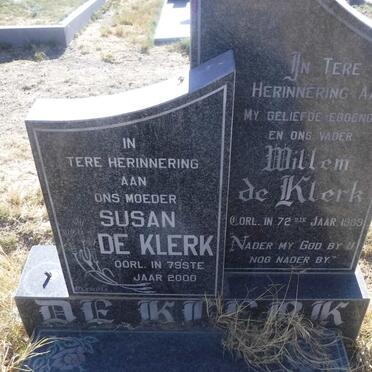 KLERK Willem, de -1989 &amp; Susan -2000