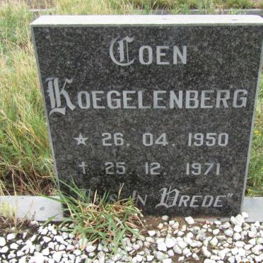 KOEGELENBERG Coen 1950-1971