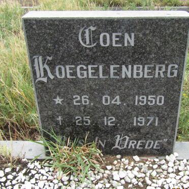 KOEGELENBERG Coen 1950-1971
