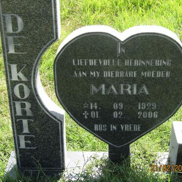 KORTE Maria, de 1929-2006