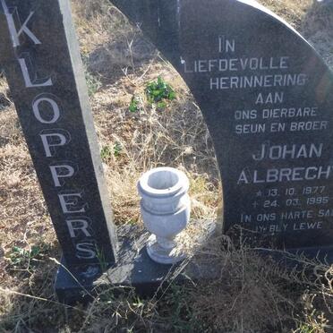 KLOPPERS Johan Albrecht 1977-1995