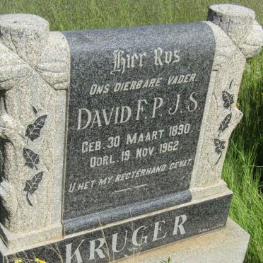 KRUGER David F.P.J.S. 1890-1962