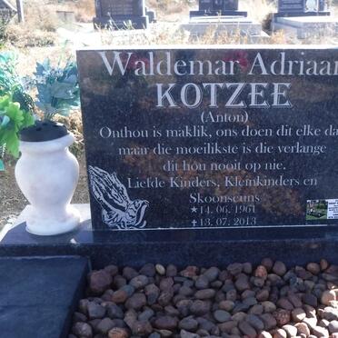 KOTZEE Waldemar Adriaan 1961-2013