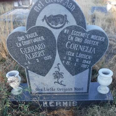 KERMIS Gerhard Albert 1926- :: KERMIS Cornelia nee LOOSEN 1948-1987