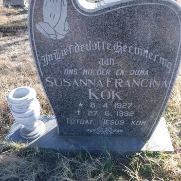 KOK Susanna Francina 1927-1992