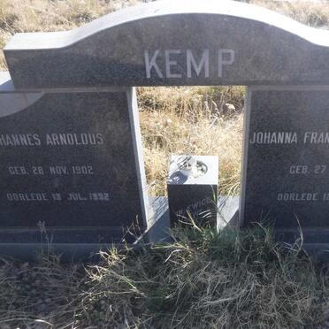 KEMP Johannes Arnoldus 1902-1992 &amp; Johanna Francina COETZEE 1906-1981