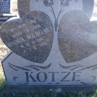 KOTZÉ Hendrik Wilhelmus 1915-1993