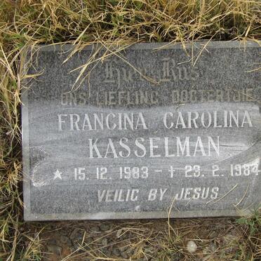 KASSELMAN Francina Carolina 1983-1984