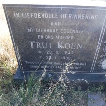 KOEN Trui 1942-1999
