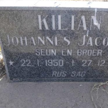 KILIAN Johannes Jacobus 1950-1979
