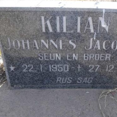 KILIAN Johannes Jacobus 1950-1979